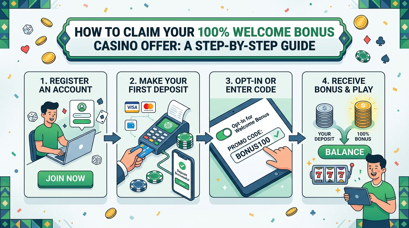 How to Claim Your 100 Welcome Bonus Casino Offer: A Step-by-Step Guide