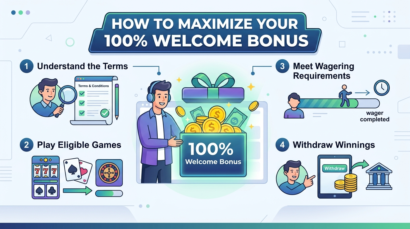 How to Maximize Your 100% Welcome Bonus