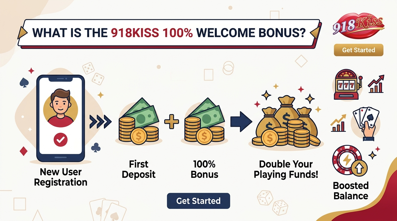 918kiss 100 welcome bonus account management