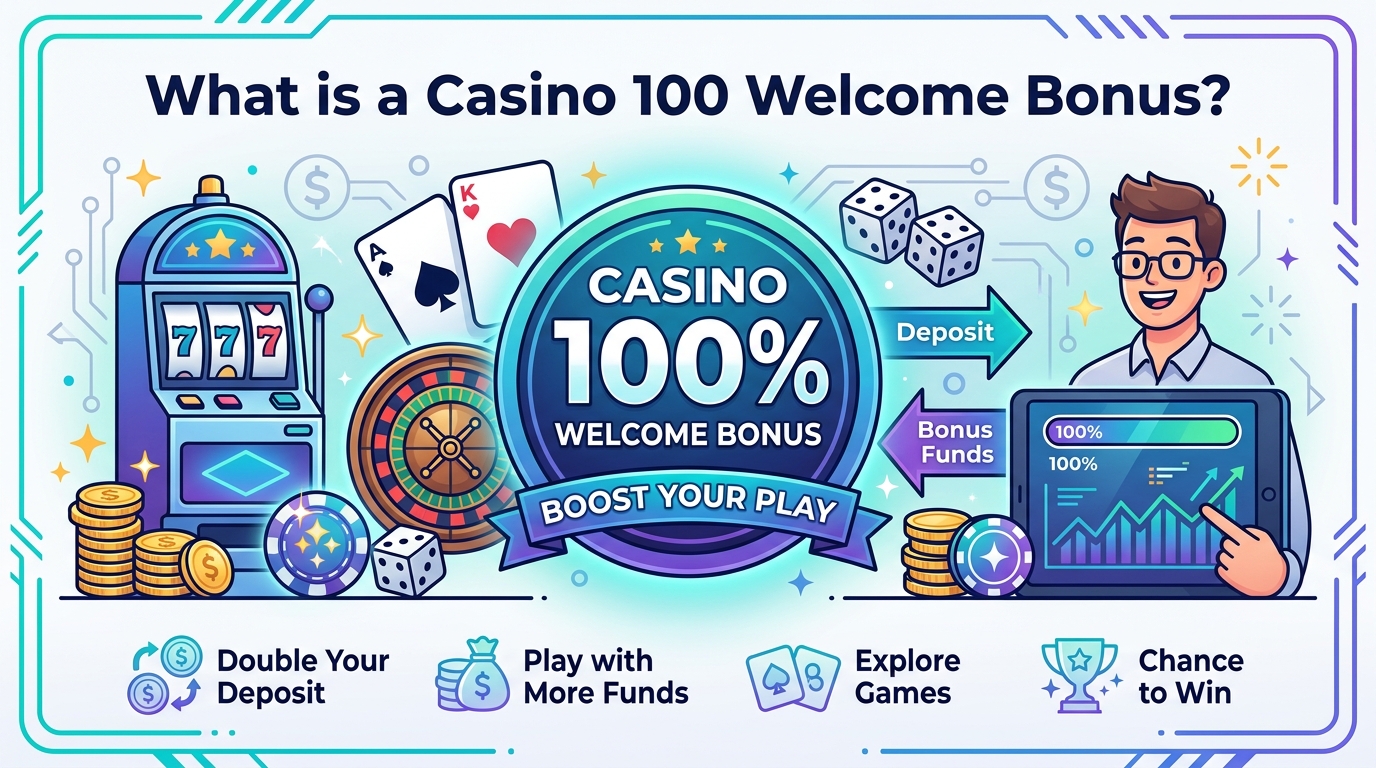 What is a Casino 100 Welcome Bonus?