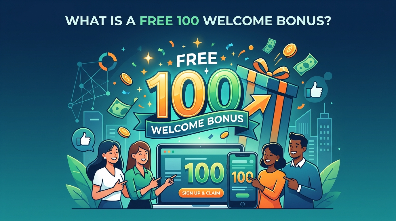 What is a Free 100 Welcome Bonus?