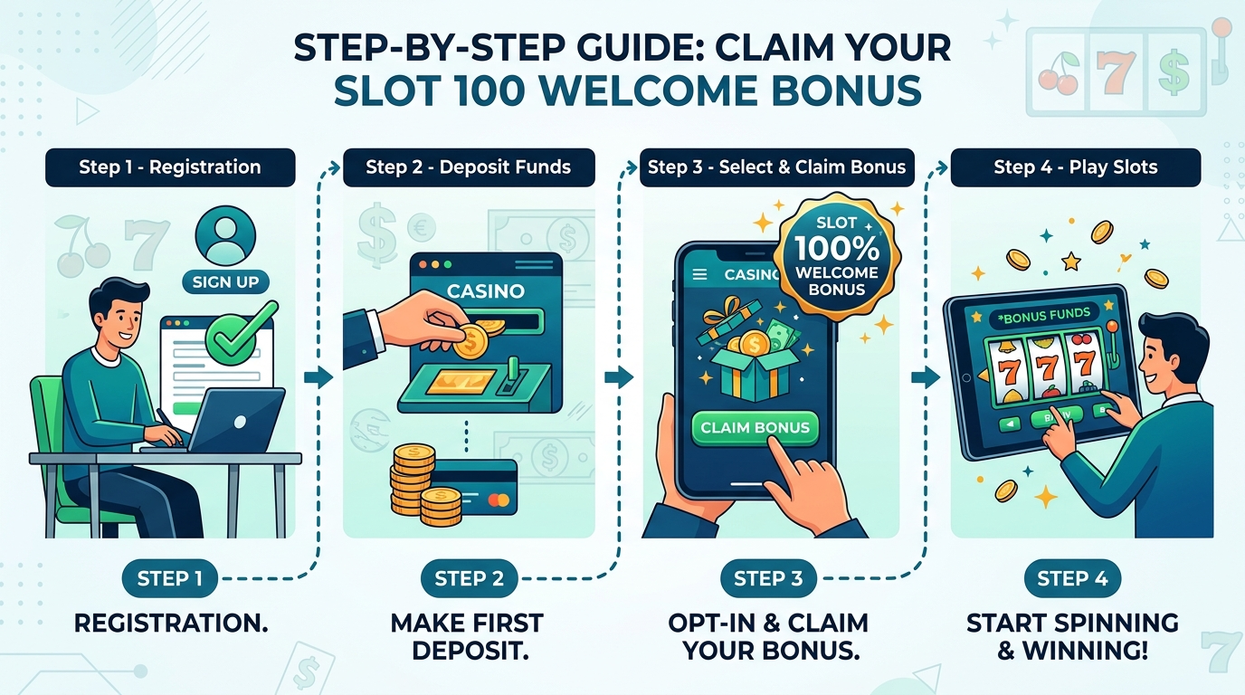 How to Claim Your Slot 100 Welcome Bonus: A Step-by-Step Guide